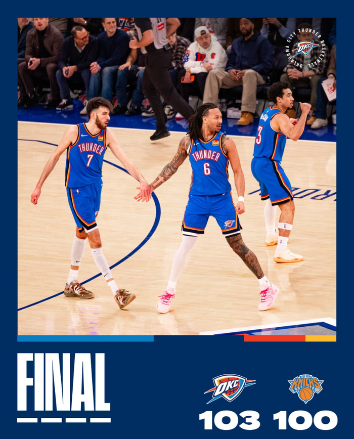 kaiyun sports-复出三连胜夺回联盟第一!SGA延续四纪录被赞多面手 布朗:造犯规一绝|亚历山大|雷霆|谢伊·吉尔杰斯-亚历山大|俄克拉荷马雷霆队|纽约尼克斯队_新浪体育_新浪新闻