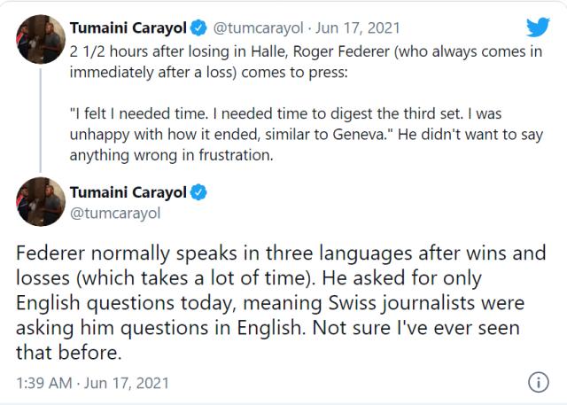 开云体育-费德勒赛后两个半小时才开发布会 罕见仅限英语